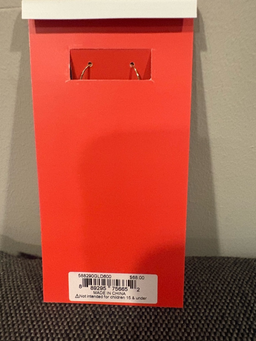 Betsey Johnson Crab Shepherd Hook Earrings - Picture 3 of 4